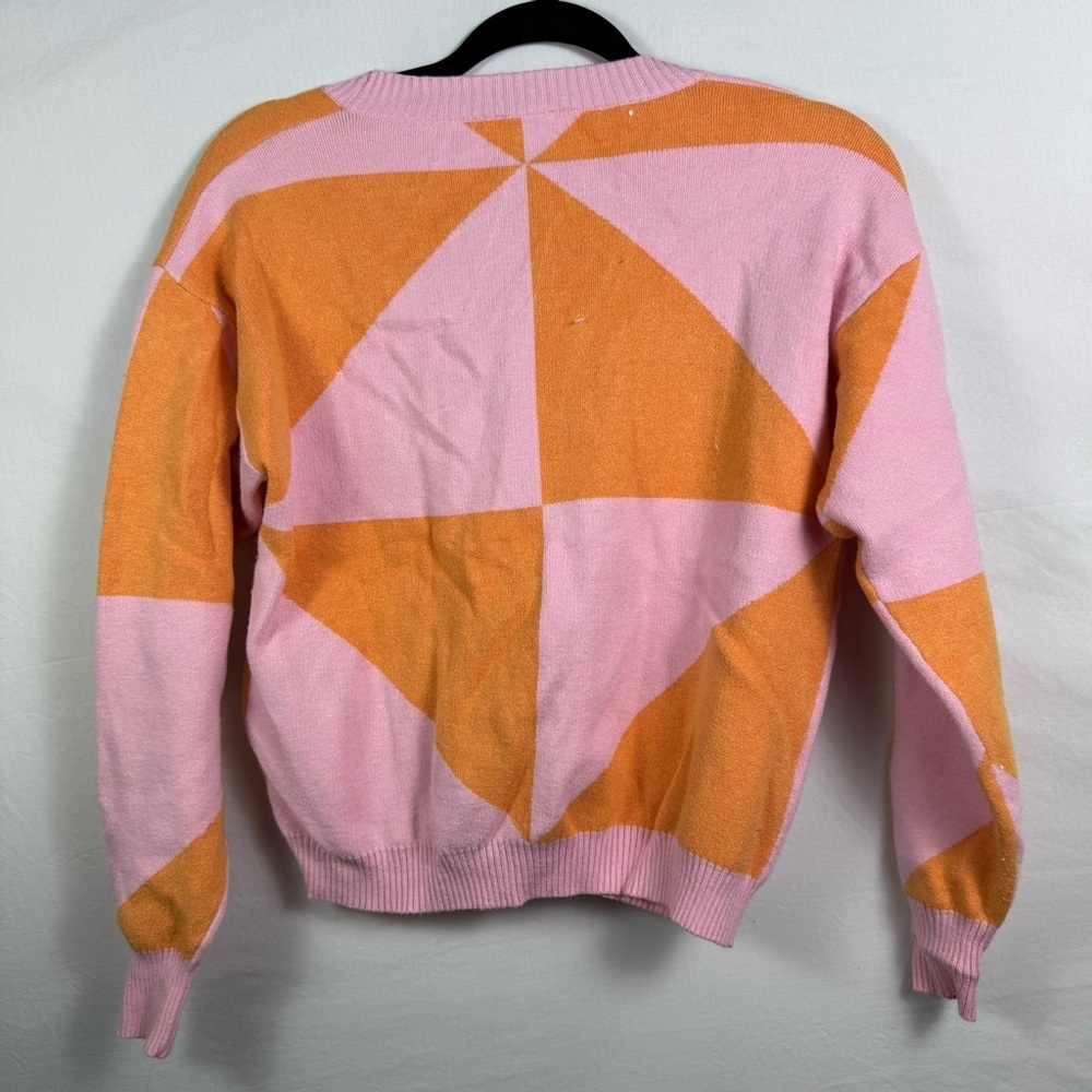 Princess Polly Pink and Orange Knit Sweater Size 4